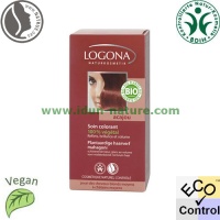 Colorante capilar en polvo 100% vegetal Caoba LOGONA